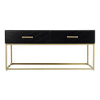 Ellias Coffee Table Black/Gold - Finch