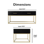 Table basse Ellias Noir/Doré - Finch