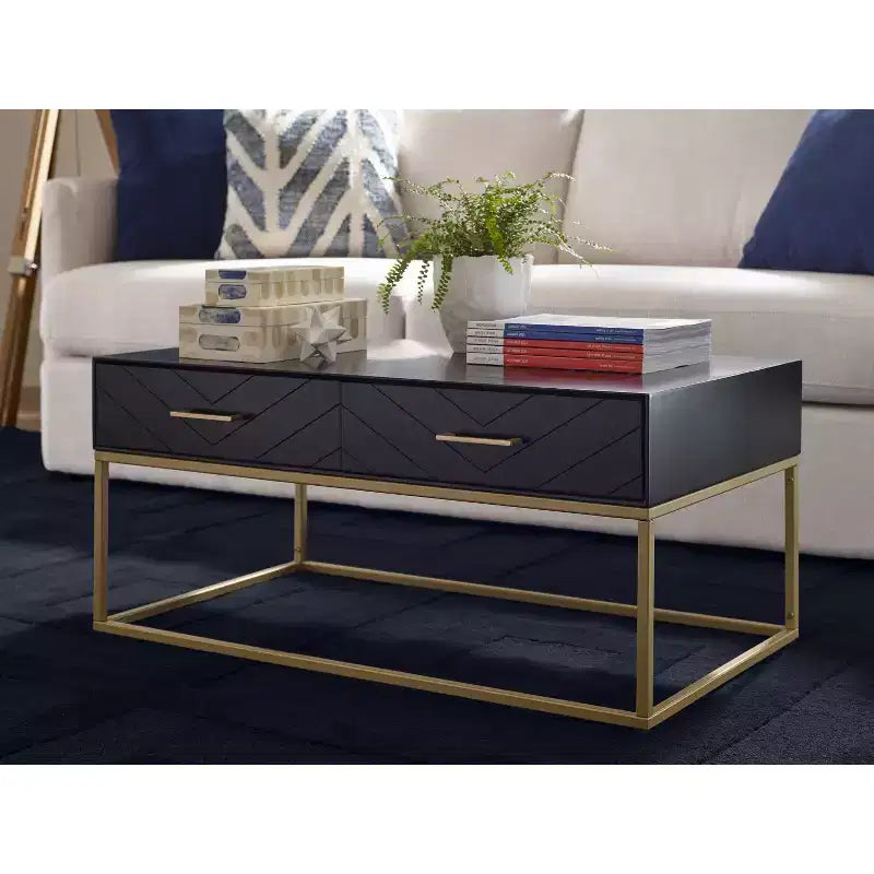 Table basse Ellias Noir/Doré - Finch