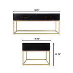 Table basse Ellias Noir/Doré - Finch
