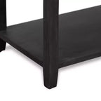 Meuble bas Elmhurst gris foncé - Finch : Style traditionnel, quincaillerie en bronze, cadre en bois, 2 portes, 2 tiroirs