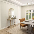 Console en bois blanc antique - Olivia & May