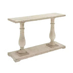 Console en bois blanc antique - Olivia & May