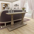 Console en bois blanc antique - Olivia & May