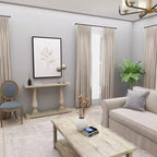 Console en bois blanc antique - Olivia & May