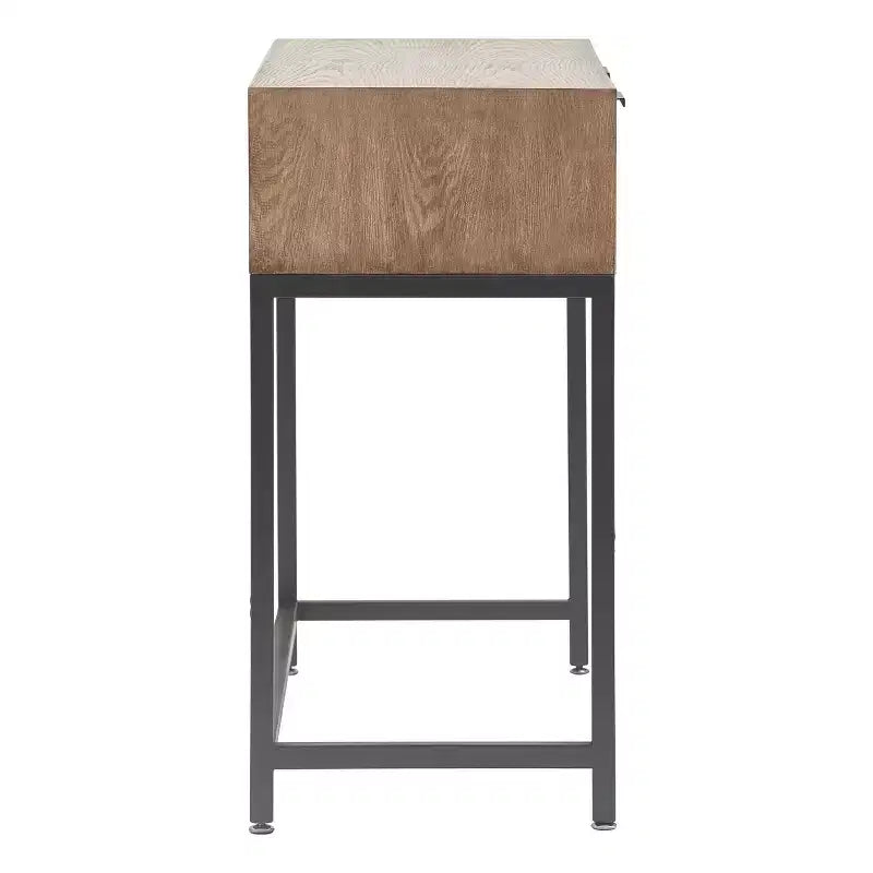 Hayworth Table Console Miroir Grise - Finch : Rangement Moderne avec Tiroirs, Finition Antique