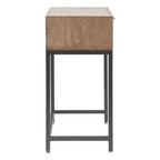 Hayworth Table Console Miroir Grise - Finch : Rangement Moderne avec Tiroirs, Finition Antique