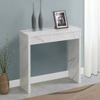 Table d'entrée Breighton Home Northfield en faux marbre blanc