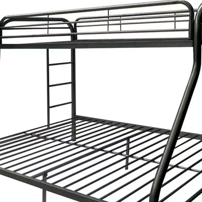 Lit superposé Acme Furniture 78" jumeau/double Tritan Loft et lit superposé noir : cadre métallique, pas besoin de sommier tapissier