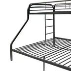 Lit superposé Acme Furniture 78" jumeau/double Tritan Loft et lit superposé noir : cadre métallique, pas besoin de sommier tapissier