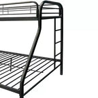 Lit superposé Acme Furniture 78" jumeau/double Tritan Loft et lit superposé noir : cadre métallique, pas besoin de sommier tapissier