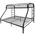Lit superposé Acme Furniture 78" jumeau/double Tritan Loft et lit superposé noir : cadre métallique, pas besoin de sommier tapissier