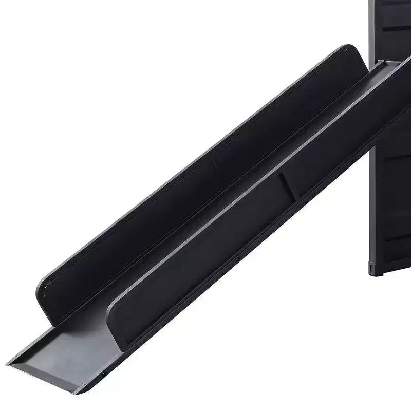 Lit mezzanine simple de 80 po avec glissière et échelle, cadre en métal – Acme Furniture : Aucun sommier tapissier requis