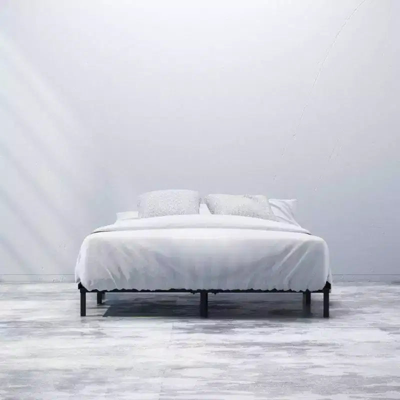 Base de lit métallique Compack de 7 po, noire - Zinus