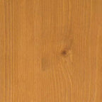 Cadre de lit plateforme double en bois standard Alexia avec tête de lit naturelle - Zinus