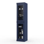 Meuble sous-vasque 100 % bois massif 42 cm avec portes en option par Palace Imports