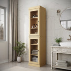 Meuble sous-vasque 100 % bois massif 42 cm avec portes en option par Palace Imports