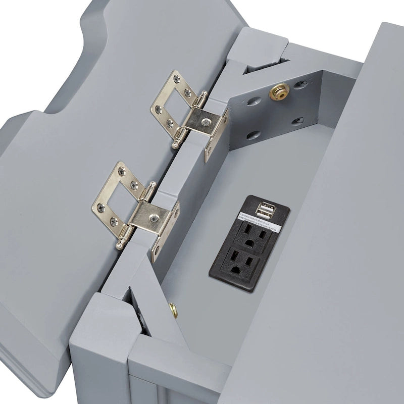 Table d'appoint à 1 tiroir Zayden avec station de charge par iNSPIRE Q Bold