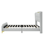 Lit rembourré moderne en cuir PU Uphou par Christopher Knight Home