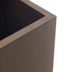 Jardinière métallique robuste pour plantes d'extérieur, 38 po L x 10 po l x 30 po H, jardinière-diviseur en métal, longue et haute - 38x30x10