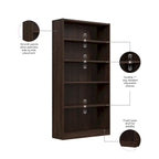 Bibliothèque haute à 5 étagères Universal de Bush Furniture