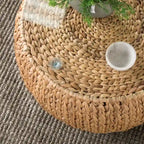 Table basse ronde Terraza en jacinthe d'eau SEI Furniture