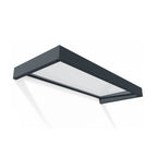 Auvent de porte et fenêtre Sophia de 91 cm, gris et transparent