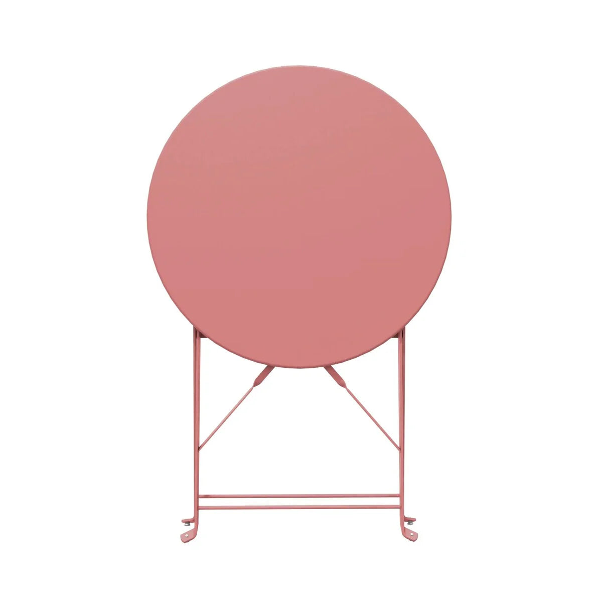 Ensemble bistro pliant 3 pièces en métal, salon de conversation intérieur/extérieur résistant aux intempéries pour patio, cour, jardin