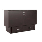 Lit escamotable coffre Chelsea Queen avec matelas