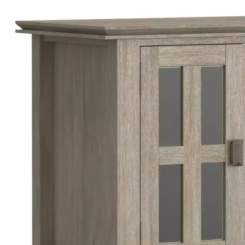 Meuble TV Stratford en bois massif pour téléviseurs jusqu'à 80 pouces - WyndenHall
