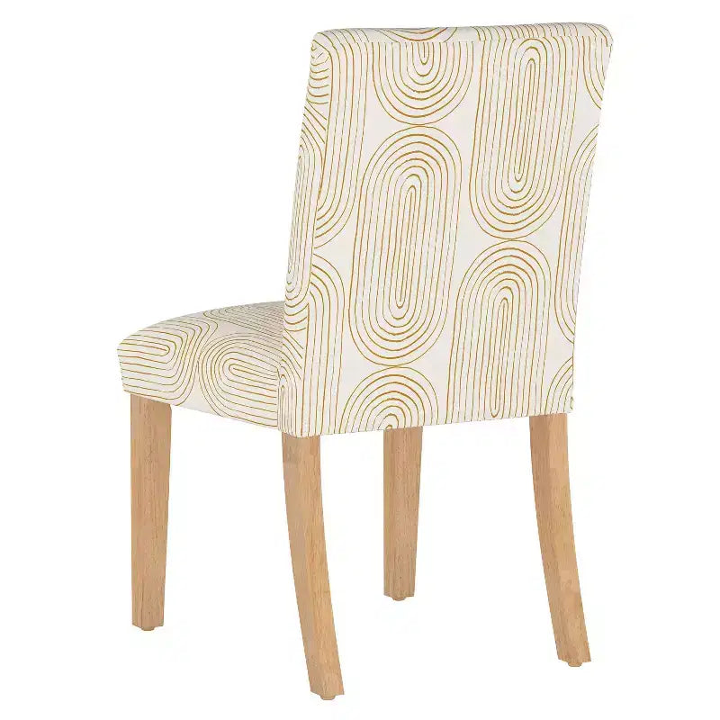 Chaise de salle à manger Skyline Furniture Hendrix imprimée en blocs