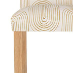 Chaise de salle à manger Skyline Furniture Hendrix imprimée en blocs