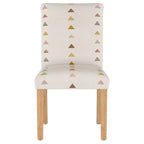 Chaise de salle à manger Skyline Furniture Hendrix imprimée en blocs