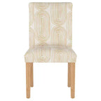 Chaise de salle à manger Skyline Furniture Hendrix imprimée en blocs