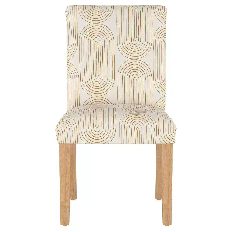 Chaise de salle à manger Skyline Furniture Hendrix imprimée en blocs