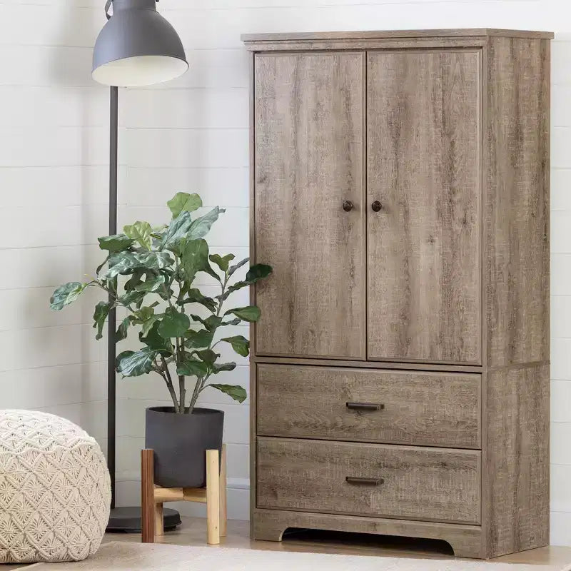 Armoire 2 portes avec tiroirs Versa - South Shore