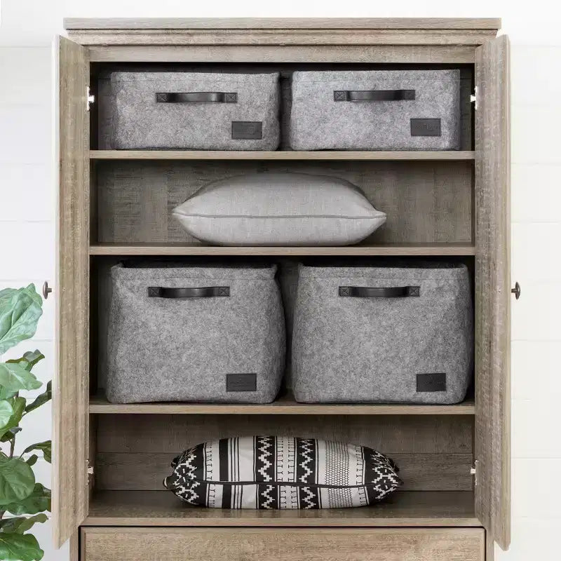 Armoire 2 portes avec tiroirs Versa - South Shore
