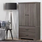 Armoire 2 portes avec tiroirs Versa - South Shore