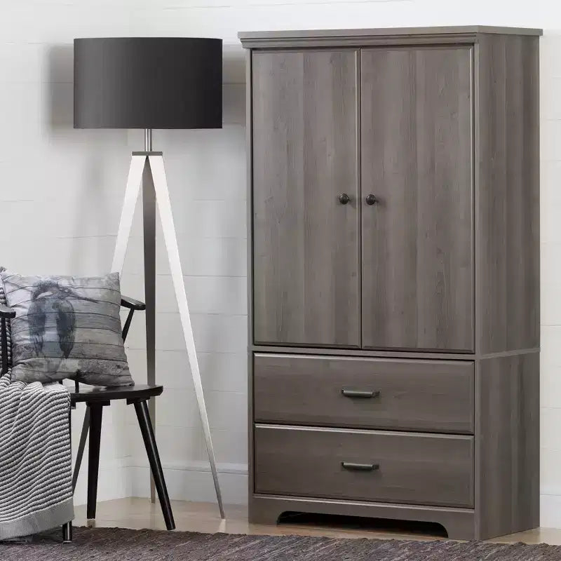 Armoire 2 portes avec tiroirs Versa - South Shore