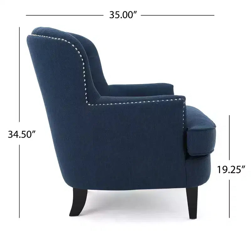 Fauteuil capitonné Tafton - Christopher Knight Home