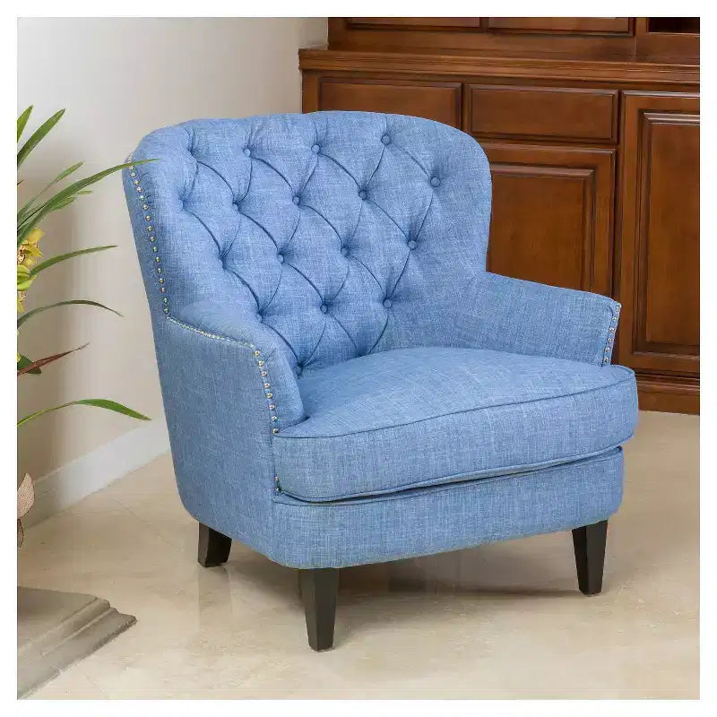 Fauteuil capitonné Tafton - Christopher Knight Home