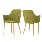 Lot de 2 chaises de salle à manger Zeila Mid-Century - Christopher Knight Home