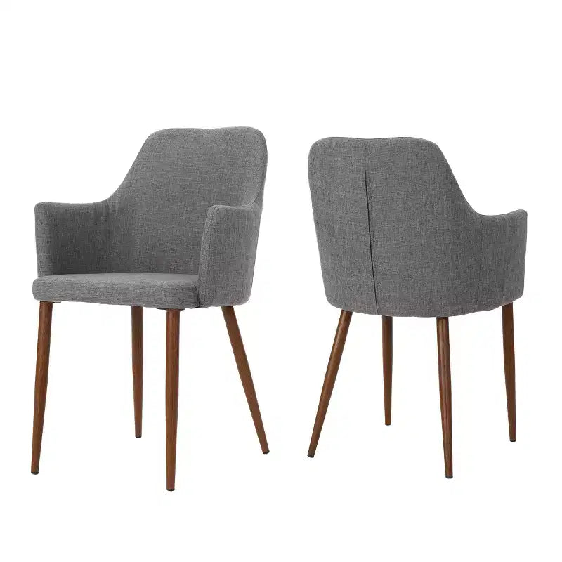 Lot de 2 chaises de salle à manger Zeila Mid-Century - Christopher Knight Home
