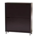 Simms 2 Drawer Modern Shoe Cabinet - Baxton Studio