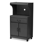 Tannis Finished Kitchen Cabinet - Baxton Studio