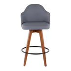 26 tabourets de bar à hauteur de comptoir Ahoy Mid-Century Modern - LumiSource