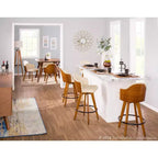 26 tabourets de bar à hauteur de comptoir Ahoy Mid-Century Modern - LumiSource