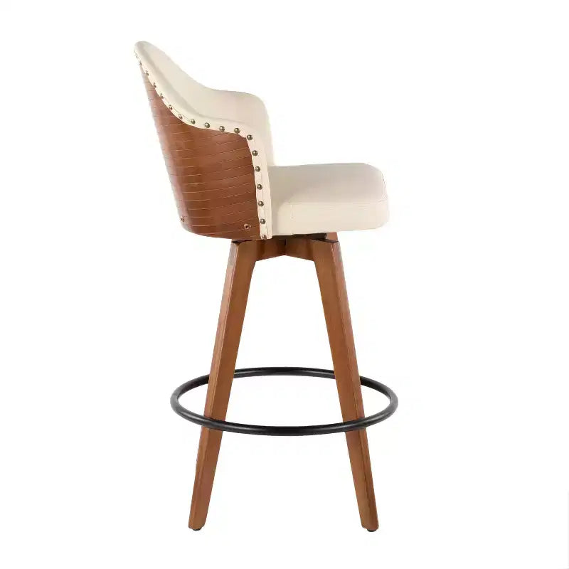 26 tabourets de bar à hauteur de comptoir Ahoy Mid-Century Modern - LumiSource