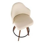 26 tabourets de bar à hauteur de comptoir Ahoy Mid-Century Modern - LumiSource