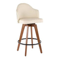 26 Ahoy Mid-Century Modern Counter Height Barstool - LumiSource